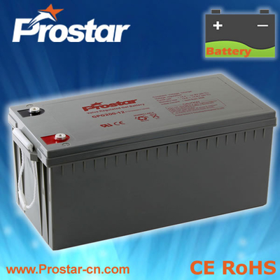 Bateria 12v 200ah do gel de Prostar