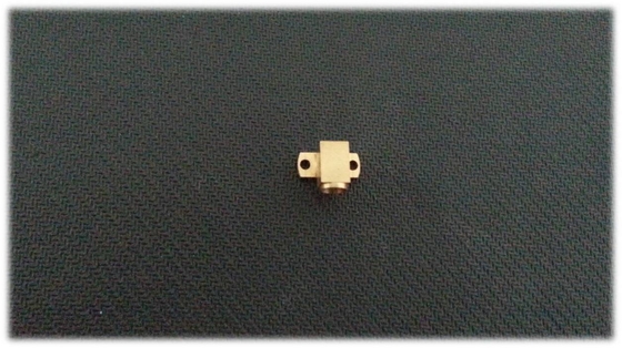 Montagem fazendo à máquina aeroespacial Typr do conector do RF das peças do CNC da precisão de bronze